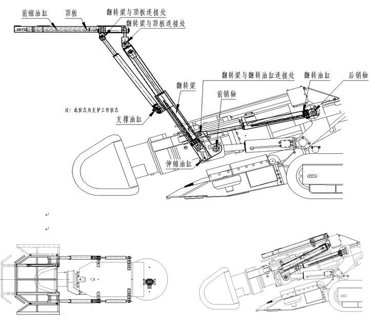 機載臨時支護(hù)裝置1